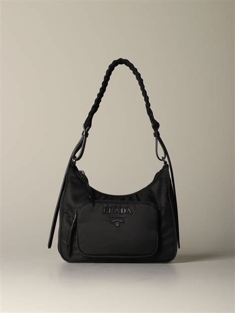 prada rope handbag suede|Prada nylon shoulder bags.